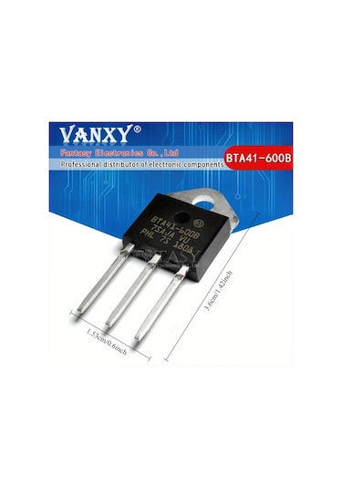 Wangxi Bta24 800b Triac Ac Devre Anahtarlama Dimleme Uygun To220