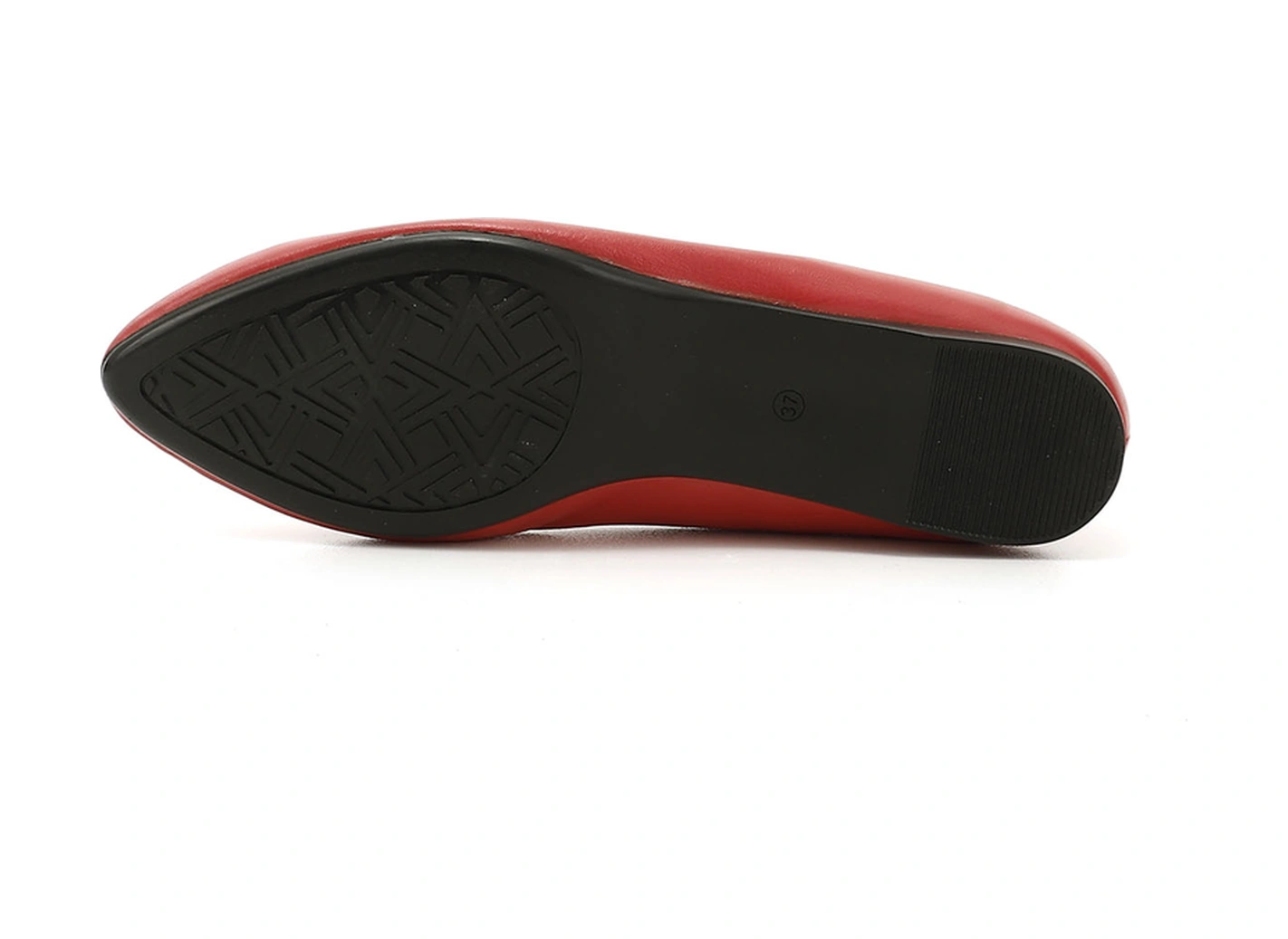 Gönderi R Kadın Kırmızı Antik Sivri Burun Düz Taban Hakiki Deri Babet Ddza61313389 Kırmızı Antik