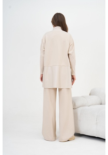 Ftz Kadın Deri İki İp Takım Bej 30949 Bej