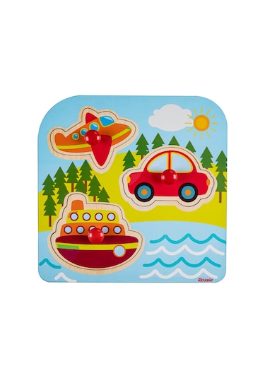 Rossie Ahşap Ilk Yapboz Taşıtlar