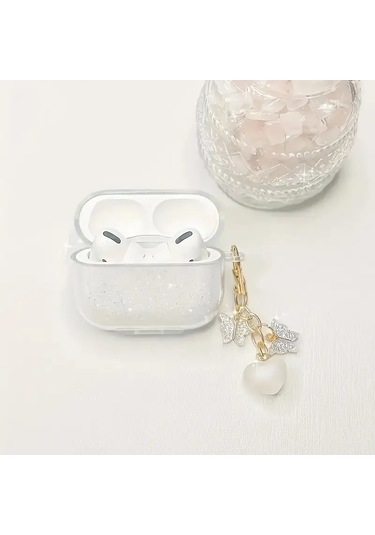 Airpods Pro 3. Nesil 2025 Uyumlu Tasarımlı Preminum Kılıf 1.kalite Son Çıkan Şeffaf