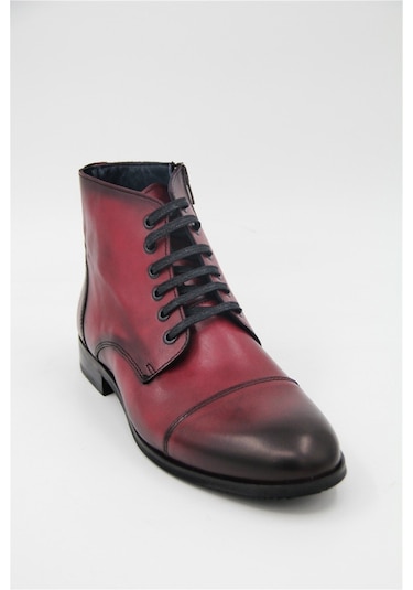 Luciano Bellini Bj3004 Erkek Klasik Bot - Bordo-bordo