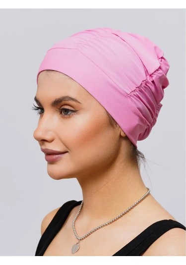 Topichome Havuz İçin Kumaş Yüzme Bonesi 165977902 Pembe