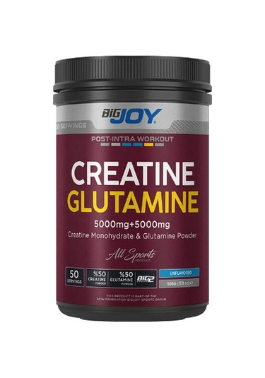 Bigjoy Creatine Glutamine Aromasız 505 G