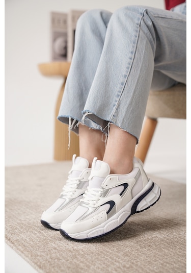 Sameto Günlük Ortopedik Kadın Sneaker Spor Ayakkabı Çok Renkli