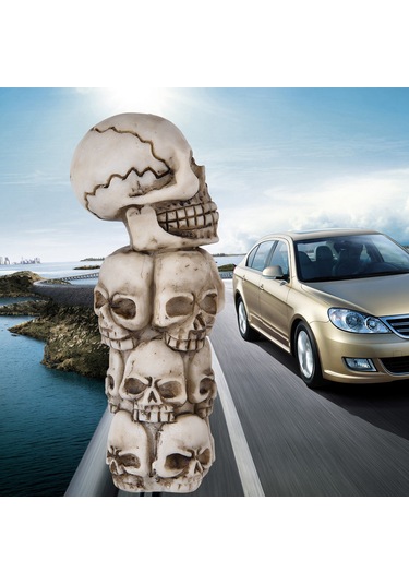 Springsun Kemerli Kaskı Modeli Evrensel Manuel Vites Arabaları İçin Vites Çubuğu Kapağı - Dayanıklı Reçine Ve Metal Malzeme İle Kolay Kurulum