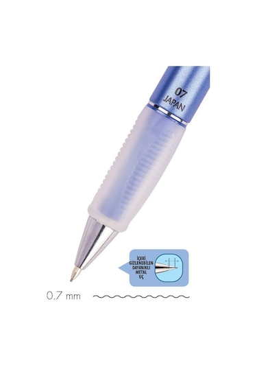 Serve Deep Mekanik Uçlu Kalem 0.7 Mm Metalik Kristal Violet