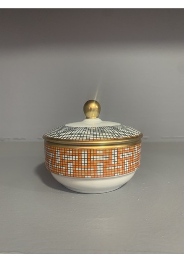 Fermato Porselen Kapaklı Şekerlik Honey Serisi Çok Renkli