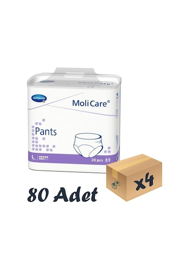 Hartmann Molicare Pants 8 Damla Emici Külot L 4 x 20'li 80 Adet
