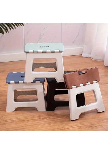 Chuangyinshop Mavi Minimalist Portatif Ofis Taburesi: Şık, Sağlam, Dayanıklı Ve Katlanır Mavi