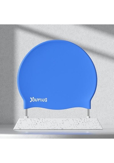 Pembe Silikon Yüzme Havuzu Kapağı Bere Şapka Yumuşak Yüksek Elastik Aşınmaya Dayanıklı Düz Renk Kulak Koruyucu Uzun Saç Yüzmek Şapka Yetişkin İçin Pembe