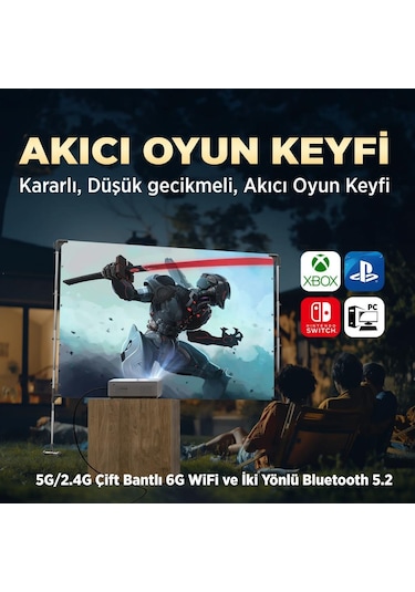 Vankyo Leisure L570b Smarttv 4k Destekli Projeksiyon Cihazı