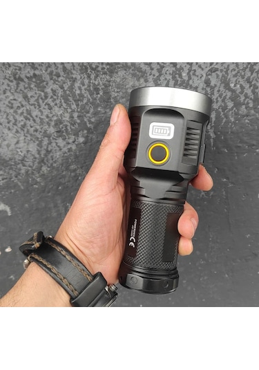 Powerdex Pd-12000 Profesyonel Avcı El Feneri 40w 4000 Lümen Siyah