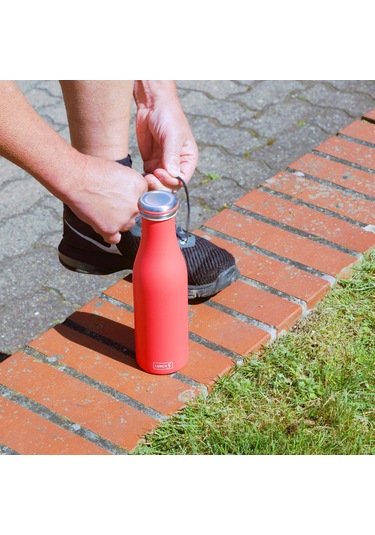 Lurch 500 Ml Paslanmaz Çelik Termos - Çift Cidarlı, Sızdırmaz Mercan Pembe