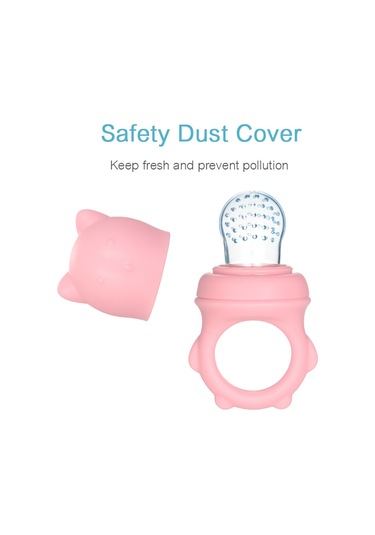 Yaozixa Bebekler İçin 3 Boyutlu Silikon Yemek Besleyici Ve Emzik Seti - Bpa Ve Lateksiz, Temizliği Kolay, 3-12+ Ay Aralığı