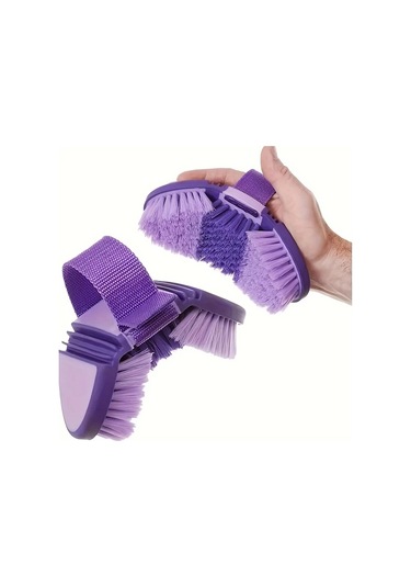 Elmpaly 1 Adet Mor Katlanır Büyük Saplı Yumuşak Vücut Fırçası