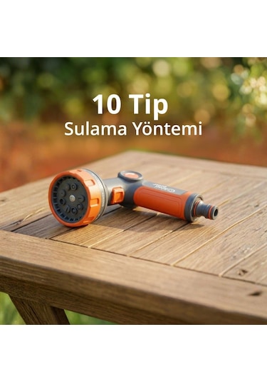 Kgwg-217 Çok Fonksiyonlu Bahçe Sulama Tabancası Seti