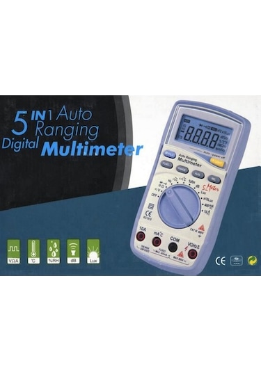Mastech Ms8209 5 İn 1 Multi Sensörlü Otomatik Dijital Multimetre