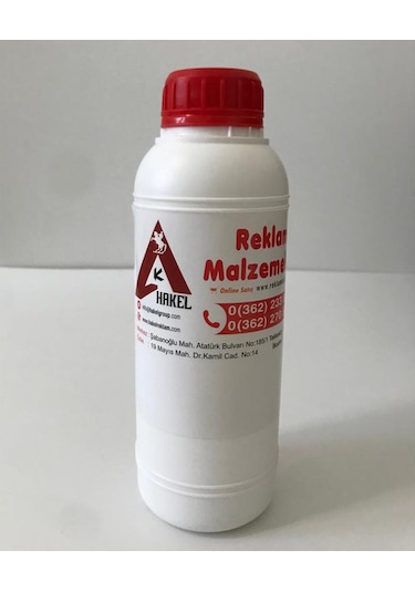 Kalın Pleksi Yapıştırıcı Kloroform Far Parlatma Temizleme 0.5Lt