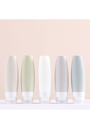 Reedark 4'lü Silikon Seyahat Şişesi Seti - 90ml Dayanıklı Ve Pratik Kozmetik Saklama Çözümü Çok Renkli