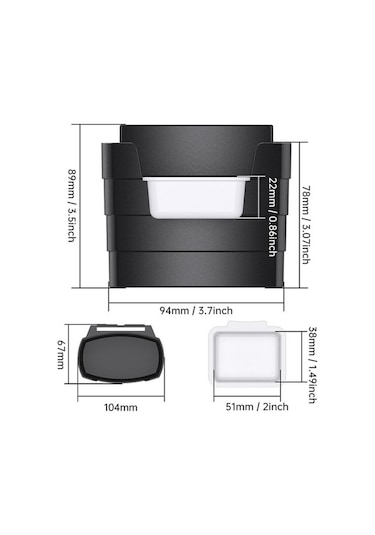 Createtech Sd-1019b Saklama Kutusu Patates Monte Fonksiyonlu Çöp Bardaklık Baharat Arabası Hq