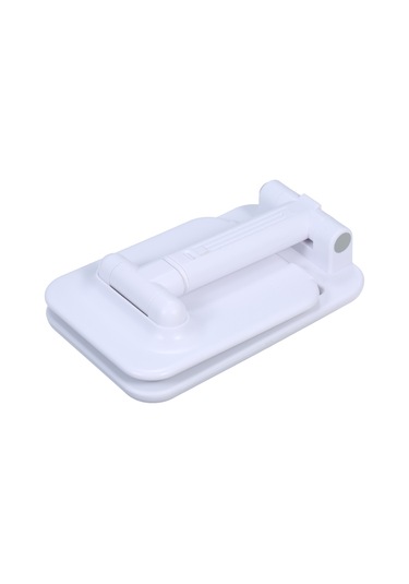 Ranyeek Abs Malzeme Çift Taraflı Ayar Özelliği İle 4-10 İnç Telefon/tablet İçin Çalışma Masası Katlanabilir Tutucu - Beyaz