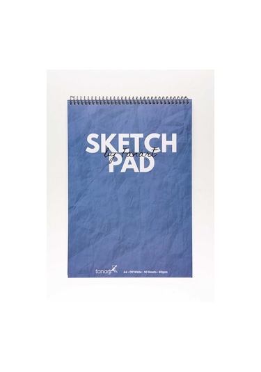 Fanart Academy Üstten Spiralli A4 Sketch Pad 80gr 50yp - Akdeniz