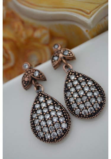Stoneage Drop Earring Bronz