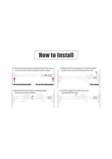 Xindoker "deliksiz Genişleyebilir Perde Çubuğu - Banyo, Dolap Ve Daha Fazlası İçin Pratik Asma Çubuğu" Diğer