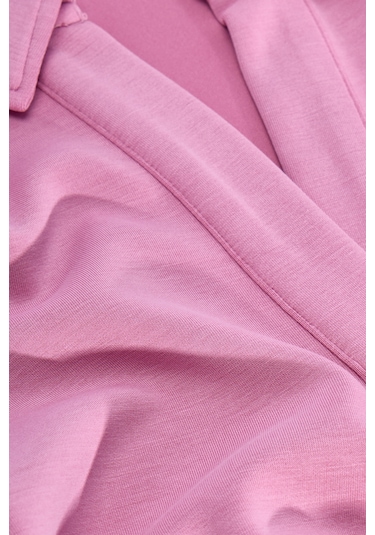 Penti Gül Pembesi Polo Yaka Modal Sweatshirt