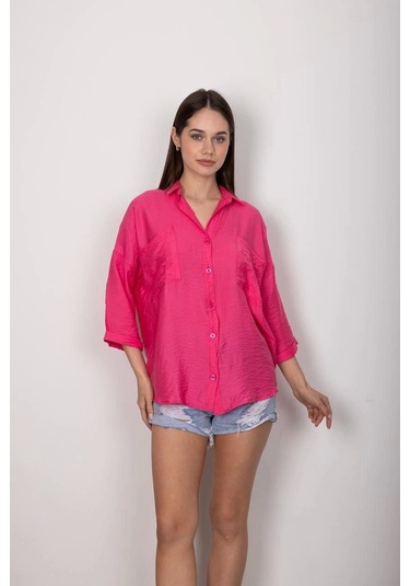 Cepli Salaş Gömlek T1010 Fuşya