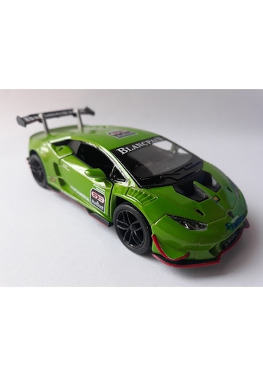 Lamborghını Huracan Lp620-2 Trofeo Green Diecast Metal Araba