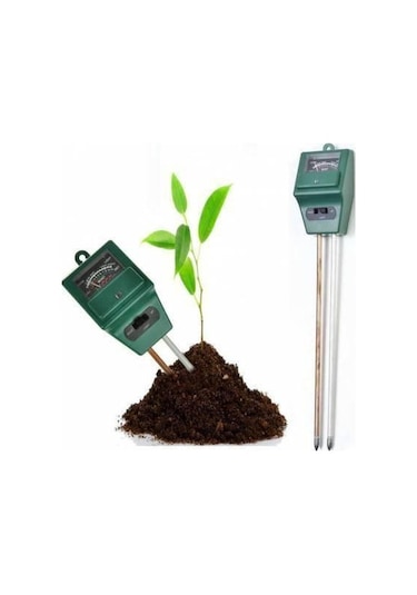 Toprak Nem Ölçer + Ph Ölçer + Işık Ölçer