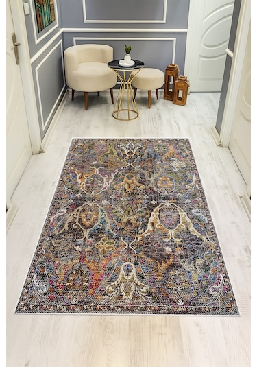 Modern Sisal Serisi Dijital Baskı Sisal Dokuma Halı Slh038 Renkli