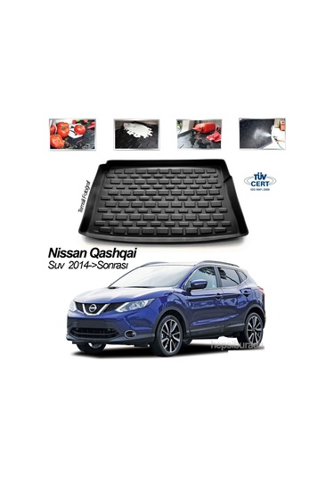 Nissan Qashqaı Bagaj Havuzu Paspası 2014-
