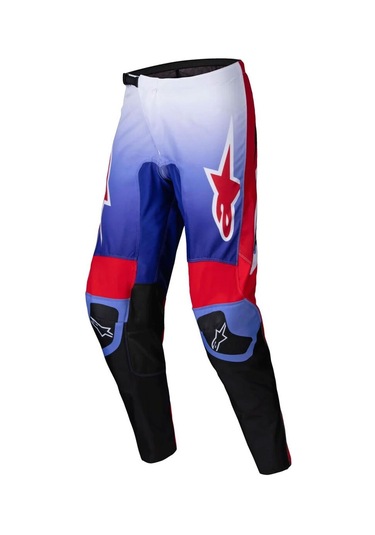 Alpinestars Fluid Wurx Kros Motosiklet Pantolonu Mavi Kırmızı
