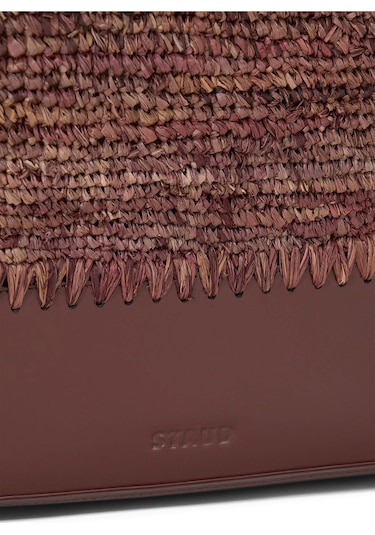 Staud Raffia Plaj Çantası Ürün Kodu 011689 Kahverengi