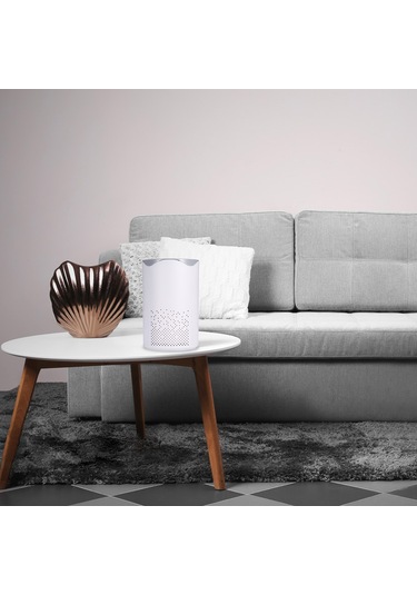 Geeksen Ev İçin Hava Temizleyici - Formaldehit, Koku, Duman, Toz Ve Piyango Giderici - 20m³ Kapasite - 35db Sessiz Çalışma Beyaz