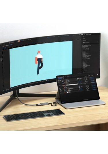 Satechi Usb-c To Hdmı 2.1 8k Adaptör Uzay Grisi St-ac8khm
