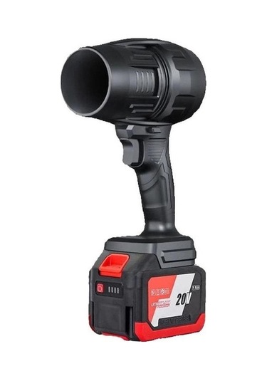 Maiyame Endüstriyel Lityum Pil Turbin Blower - Araç Yıkama, Su/toz/kar Temizleme - Yüksek Güçlu Soğutucu Fan Siyah, Tembel Ünite