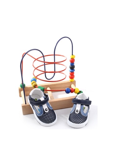 Şirin Bebe 3132 Ortopedik Erkek Bebek İlk Adım Ayakkabı Sandalet 001