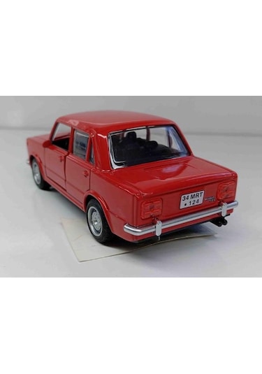Oyuncak Metal Model Araba 1/36 Çek Bırak Kırmızı Hacı Murat 124