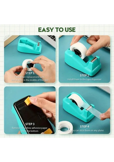 Topshop1 Mavi Kaymaz Masaüstü Bant Tutucu - Ergonomik Kesici Ve Düzenleyici Diğer