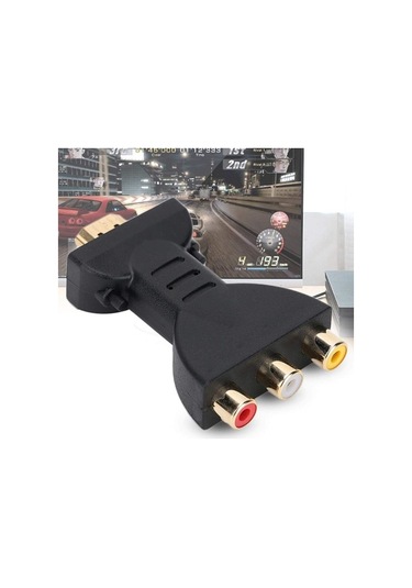 Hdmı - Rgb Av Video Dönüştürücü Rca Bileşen Dönüştürücü 1080p Ses Video Senkronizasyon Adaptörü