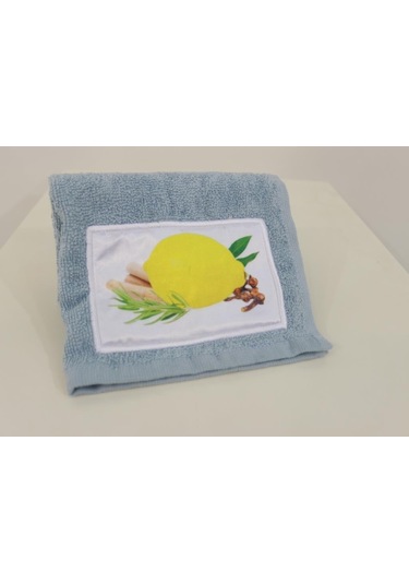 30x40 Limon Nakışlı Bukle Mutfak Havlusu 001