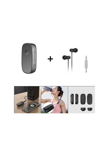 Homyl Araba Siyahı Için Bluetooth 5.0 Kulaklıklı-siyah