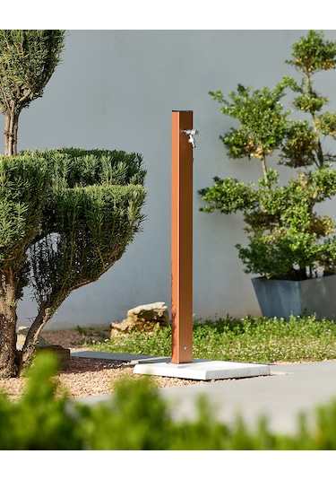 Triangle Üçgen Bahçe Çeşmesi - Bronz