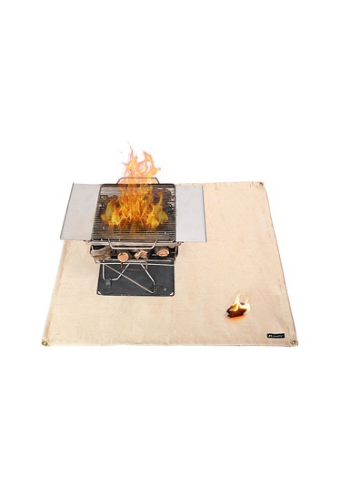 Xindoker Cam Elik Yangın Engelleyici Battaniye 80x80 Cm - Taşınabilir, İçin Kiremitli, Barbekü Ve Kaynak İşleri İçin Isı Ve Parçacık Koruması Çok Renkli