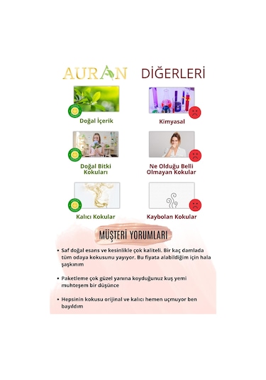 Auran Çay Ağacı Esansiyel Uçucu Yağı Oda Kokusu 1 L