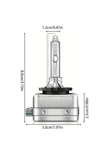 Motion003 D1s Yüksek Parlaklık Xenon Araba Ampulleri 6000k D3s D8s Ön Farlar 75000 Lümen 12